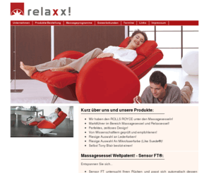 relaxx-online.com: Massagesessel von RELAXX - Entspannen Sie sich
★ Besondere Angebote und Schnäppchen ★