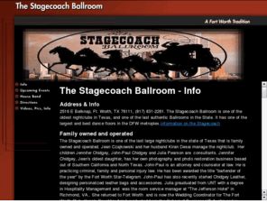 stagecoachballroom.com: The Stagecoach Ballroom
The Stagecoach Ballroom