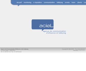 aciel.net: Aciel | Agence de Communication d’Influence Et Lobbying
Aciel