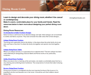 diningroomguide.com: Dining Room Guide
Dining Room Guide