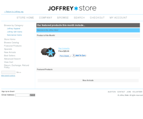 joffreystore.org: The Joffrey Store
