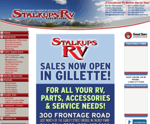 stalkupsrv.com: Wyoming RV Dealer, New, Used, Challenger, Everest, Jayco, Fifth Wheel, Pop-Up, Travel Trailer, Toy Hauler, Class C, Parts, Accessories, Stalkup's RV
Stalkup's RV Superstore, Casper, WY, Gillette, WY, Dealer, Used, RV, Fifth Wheel, Pop-Up,Travel trailer, Toy Hauler, Class C, Challenger, Everest, Jayco, Parts, Accessories