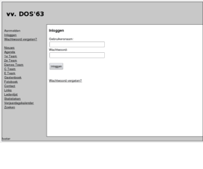 uitgangs.com: Voetbalvereniging DOS63
Welkom op de website van voetbalvereniging DOS63 gevestigd tussen Linde en Drogteropslagen.