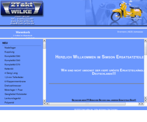 zweitakt-wilke.de: Simson Teile | Simson Ersatzteile | Simson Tuning | Simson Fahrzeug | Ost Moped
Original Simson Teile und Ersatzteile bei 2 Takt Wilke . Wir sind MZA-Vertrags- und Stützpunkthändler. Wir führen alles, was das Ostmopedherz begehrt!