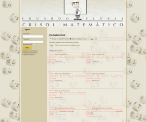 crisolmatematico.com: 
Crisol Matemático. Un espacio creado para ayudar a la docencia y el aprendizaje