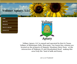 vollmerapiary.com: Vollmer Apiary, LLC - Wisconsin Honey and Beeswax Products
Home Page