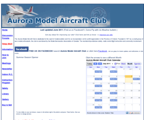 auroramodelaircraft.com: Aurora Model Aircraft Club
The Aurora Model Aircraft Club is a not for profit organization dedicated to the sport of model aviation.