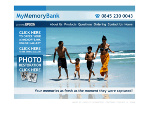 mymemorybank.net: My Memory Bank
Personal Photograph Archive Servives