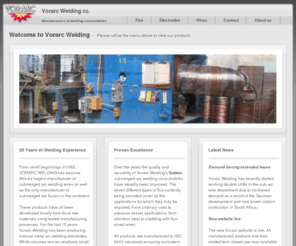 vorarc.com: Vorarc Welding - Manufacturers of welding consumables
