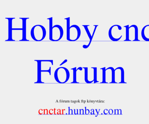 cnchungary.com: Hobby cnc
