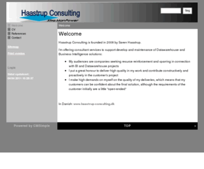 haastrup-consulting.com: Haastrup Consulting - Welcome
Consulting in Business Solotions