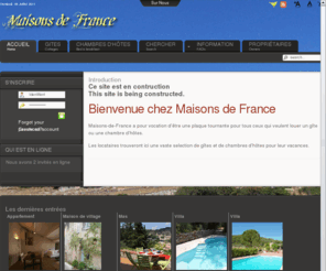 maisons-de-france.com: Bienvenue chez Maisons de France
Maisons-de-France : Les gites et chambres d'hôte en france diponibles a la location saissonaire