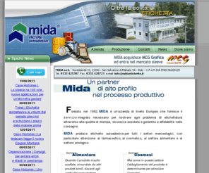 mida-etichette.com: Etichette adesive e autoadesive
MIDA srl etichette autoadesive produce etichette per tutti i settori merceologici, in particolare farmaceutico, cosmetico,alimentare,enologico