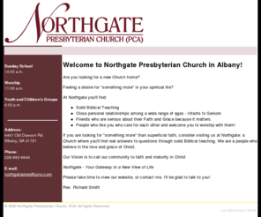 northgatepres.com: Northgate Presbyterian Church, PCA - Welcome!

