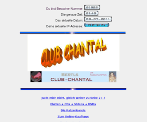 club-chantal.net: Bertl - Club-Chantal (Norbert Seitz)
Musik;Filme;Chantal-Mailingliste