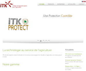 itkweb.biz: ITK - Outils dAide à la Décision en agronomie et biologie
ITK est un éditeur de logiciels ergonomiques spécialisé dans les Outils dAide à la Décision pour lagronomie et la biologie et expert en modélisation de systèmes biologiques complexes.