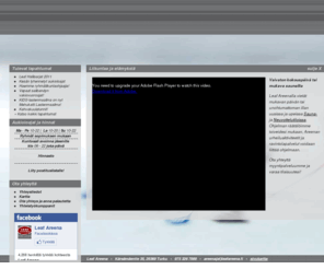 leafareena.fi: Leaf Areena - Liikuntaa ja elämyksiä
Leaf Areena  -  Liikuntaa ja elämyksiä!