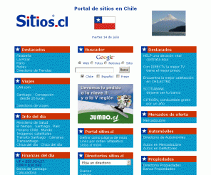 sitios.cl: sitios.cl - Portal de sitios en Chile
Página de inicio para sitios en Chile