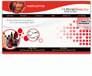 ultrabeautysupplysalon.com: Ultra Beauty Supply Salon
Beauty supplies and equipment. Ultra Beauty Supply or Ultra Beauty Center carries a variety of hair care, skin care, cosmetics and nail care for retail customers, beauty school students and licensed cosmetology professionals.Beauty supplies and equipment. Ultra Beauty Supply or Ultra Beauty Center carries a variety of hair care, skin care, cosmetics and nail care for retail customers, beauty school students and licensed cosmetology professionals..