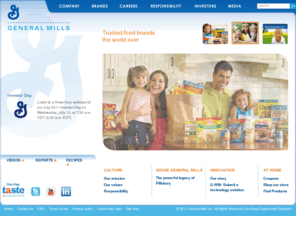 crisp-ens.com: General Mills: One of the world's largest food companies
General Mills corporate website home page, housing videos, feature stories about General Mills and main site navigation. General Mills is headquartered in the United States and is the world's sixth-largest food company.  