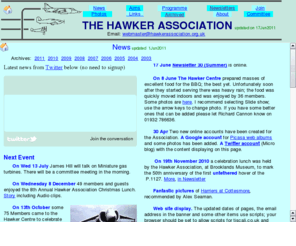 hawkerassociation.org.uk: The Hawker Association
The Hawker Association for persons who have worked for Hawker Aircraft Co Ltd and its descendent companies.