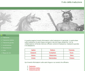 la-traduzione.com: traduzione, localizzazione - Inizio
Informazioni sulla traduzione in generale, in particolare sulla traduzione di varie lingue europee e alcune lingue asiatiche
