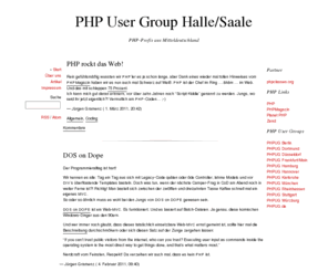 phpug-halle.de: PHP User Group Halle/Saale
