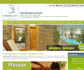 spindlerovabouda.cz: Hotel Špindlerova Bouda - Home
Hotel Špindlerova Bouda - Špindlerovka se nachází na česko-polské hranici. Hotel Špindlerova Bouda - Špindlerův Mlýn nabízí aktivní a luxusní dovolenou.