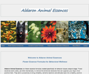 aldaronessences.com: Aldaron Animal Essences - Bach Flower formulas for dogs
Bach Flower remedies and Custom Flower Essence formulas for dogs. Safe, natural remedies support improved learning and behavior. Free US shipping.