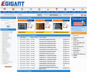 egigant.com: eGigant Aukcije
 2500,00  Kuna HRK na svoj korisnički račun www.eGigant.com za prvih 200 registriranih korisnika!!! Preporučte nas. Hvala!