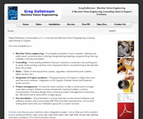 gdallstream.com: Welcome
Greg Dallstrean - Vision Systems