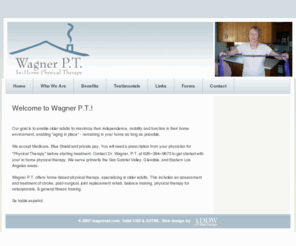 amydpt.com: Welcome to Wagner P.T.!
Joomla! - the dynamic portal engine and content management system