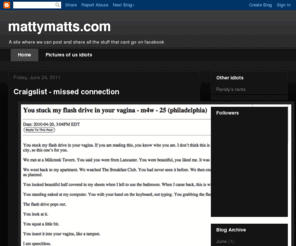 mattymatts.com: FreeDNS - Free DNS - Dynamic DNS - Static DNS subdomain and domain hosting
Free DNS hosting, lets you fully manage your own domain.  Dynamic DNS and Static DNS services available.  You may also create hosts off other domains that we host upon the domain owners consent, we have several domains to choose from!