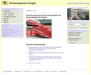 olg-stuttgart.de: Startseite
Homepage des Oberlandesgerichts Stuttgart