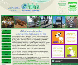 petdocks.com: PetDocks Veterinary Hospital - Morehead City, NC
Located in Morehead City, NC PetDocks Veterinary Hospital is an AAHA accredited hospital. We are committed to providing all pets with the best possible care and services at a higher standard. We understand the special bond between pets and their people.