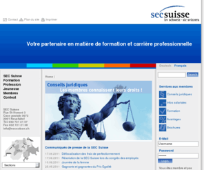 secsuisse.ch: SEC Suisse -
Page d'accueil
Page d'accueil de la Société suisse des employés de commerce (SEC Suisse).