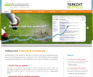 siteassistant.nl: siteAssistant - Internet & Marketing
SiteAssistant is een Fullservice Internet en Marketingbureau. SiteAssistant is dé partner die u helpt om zowel online als offline te scoren.