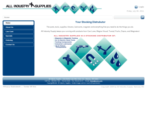 aismn.com: All Industy Supplies - Your Stocking Distributor >  Home
All Industry Supplies - Tooling Components Supplier