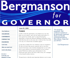 bfgnj.com: Bergmanson for Governor
Bergmanson for Governor Official Website