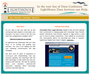 lhdsonline.com: Welcome to LightHouse Data Services, LLC
