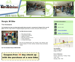 thesturgiskickstand.com: Bike Sturgis, MI ( Michigan ) - The Kickstand
The Kickstand has been providing high quality bikes and parts / accessories to Sturgis, MI for over 25 years. Call us at 269-503-8395.