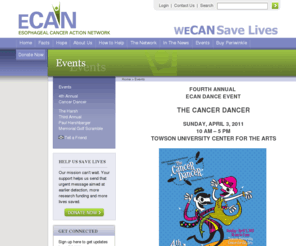 beacancerdancer.org: Esophageal Cancer Action Network: The Cancer Dancer
