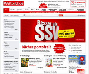 physikbuecher.com: Weltbild.de - Bücher versandkostenfrei, DVDs, CDs, Spielzeug, PC Spiele und vieles mehr
Bücher portofrei bei Weltbild.de. Über 3 Mio. Artikel: Bücher, DVDs, CDs, Geschenke, Elektronik, Software & Spielwaren mit bis zu 50% Preisvorteil gegenüber früheren Ladenpreisen!