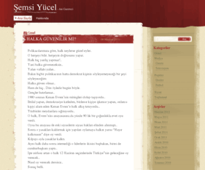 semsiyucel.com: Şemsi Yücel
