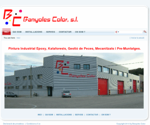 banyolescolor.com: BANYOLES COLOR SL >  Inici
Pintura Industrial Epoxy i Gestió de Peces