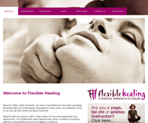 flexible-healing.com: flexible healing | Physio and orthopaedic massage | Otley, West Yorkshire LS21 2AW
Pysio and orthopaedic massage & learning workshops located in Otley, West Yorkshire LS21 2AW