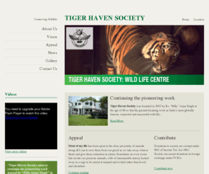 tigerhavensociety.org: Tiger Haven Introduction
Tiger Haven's introduction 