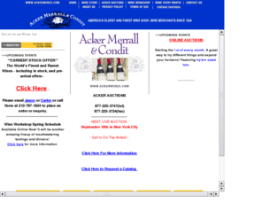 ackerwines.com: Acker Merrall & Condit - America's Oldest Wineshop
