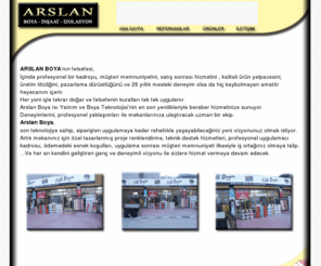 arslanboya.com: Arslan Boya - İnşaat - İzolasyon Sanayi ve Limited Şirketi
