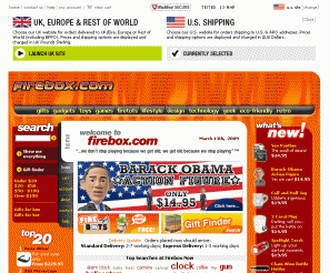firebox.com: Firebox.com - cool gifts, gadgets and gift ideas
Firebox.com has cool gifts and gadgets for any occasion including a large range of Christmas gifts, Valentine's gifts, wedding gifts and fathers day gifts.
